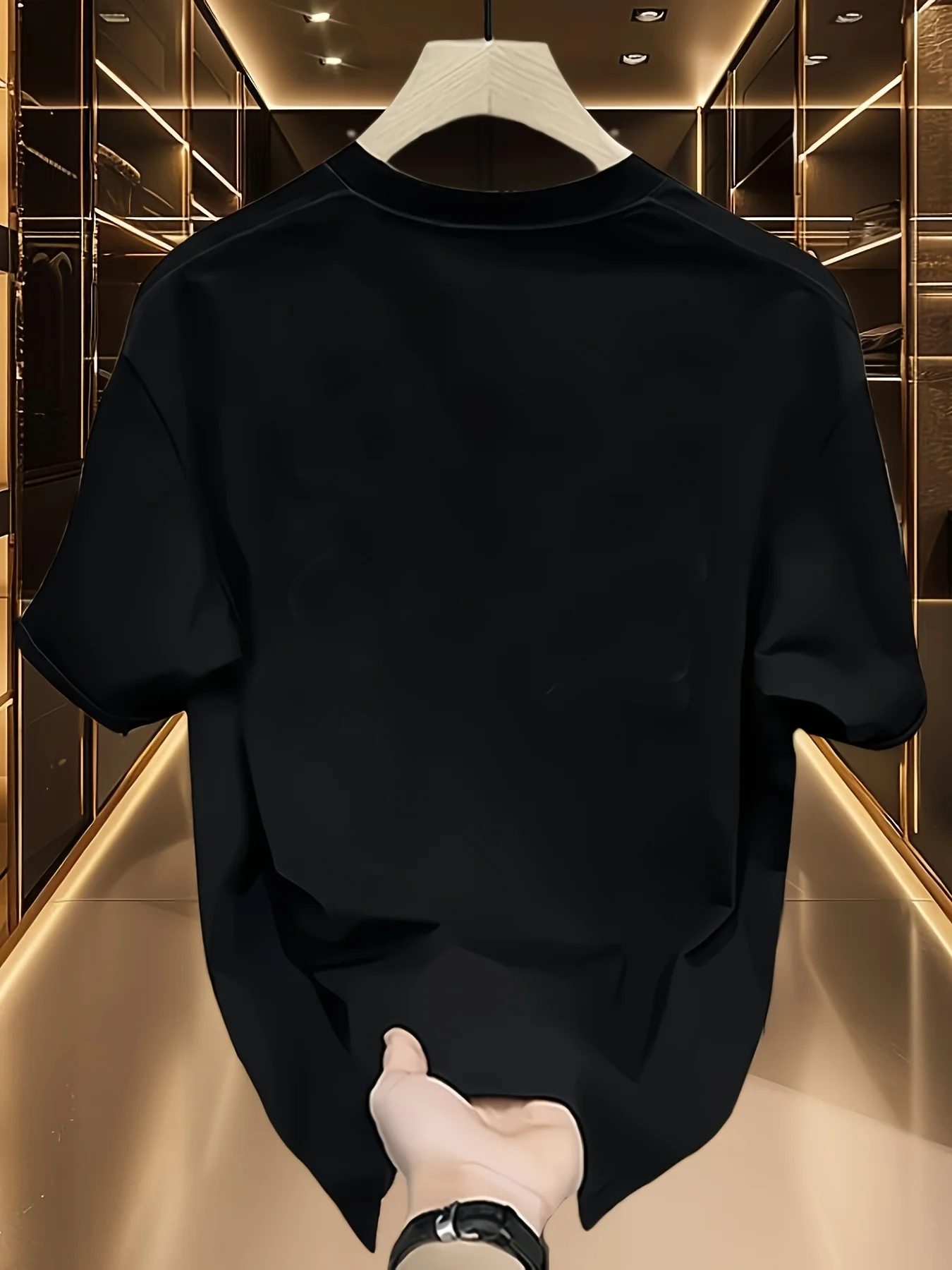 تي شيرت رجالي أمريكي ريترو 100% قطن فضفاض بأكمام قصيرة تي شيرت صيفي جديد ملابس الشارع للرجال والنساء #3