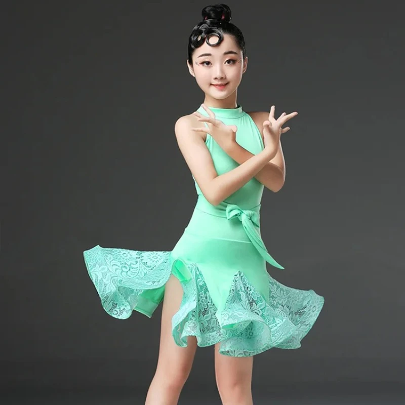 ชุดเต้นรําละตินสําหรับห้องบอลรูมเต้นรําพู่ Cha Cha เครื่องแต่งกายสําหรับสาว Flamengo Tango Fringe ชุด Professional Dance เครื่องแต่งกาย