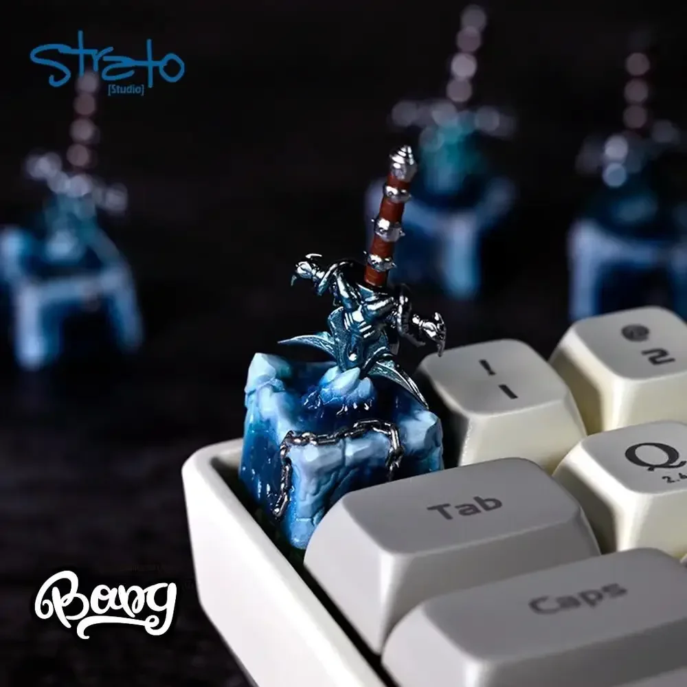 Welt von Warcraft Keycaps Frost mourne kreativ anpassen Anime mechanische Tastatur Keycaps personal isierte Harz Gamer Zubehör