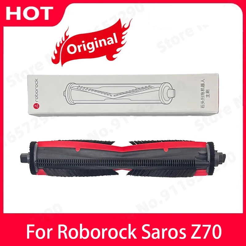 Neue Original Haarschnittbürste für Roborock Saros Z70 Roboter-Staubsauger, Anti-Verstrickung, Hauptwalzenbürste