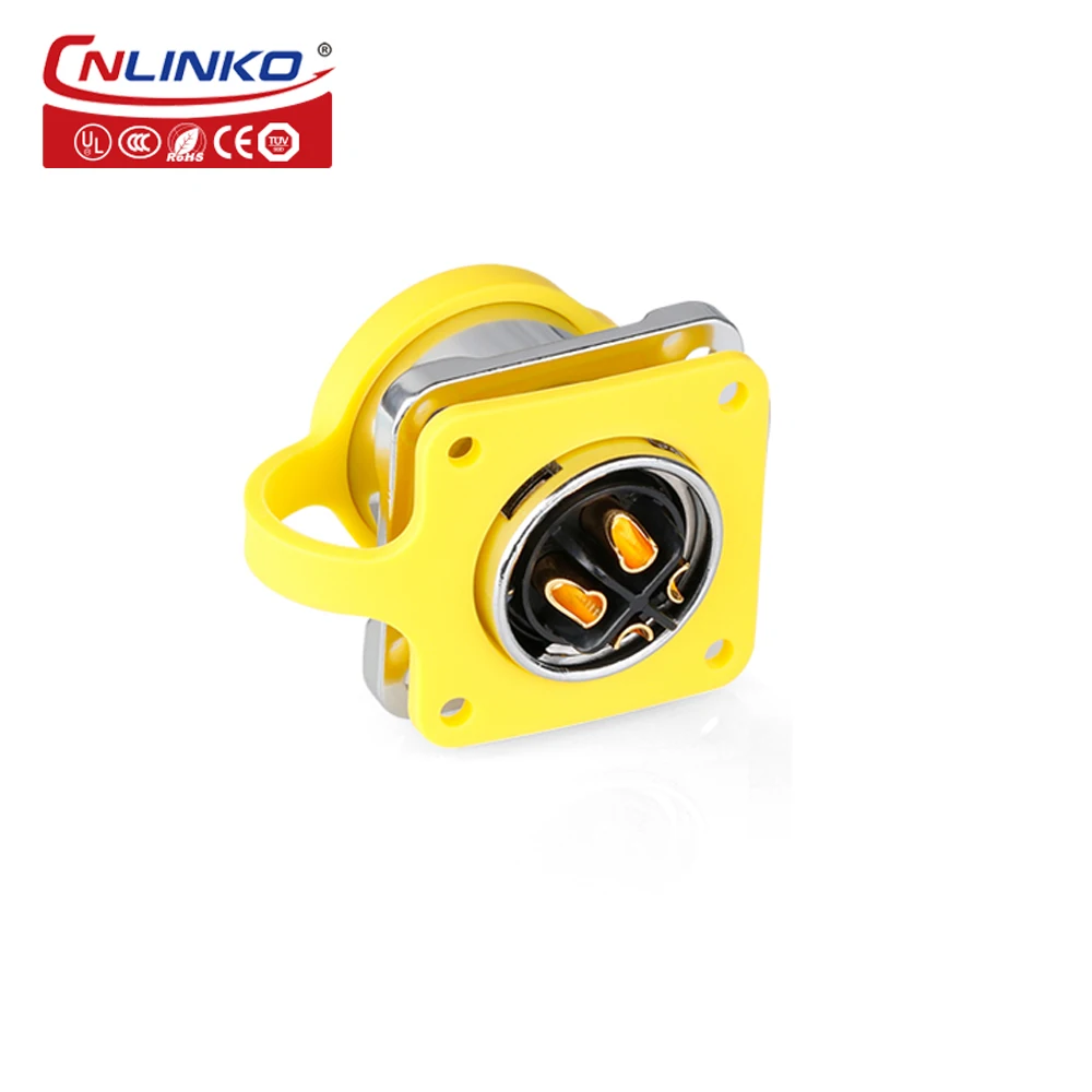 CNLINKO LP20 IP68 Waterproof Circular Heavy Duty Connector 2-12Pin Male/Female Set for Outdoor LED Lighting & Industrial Power