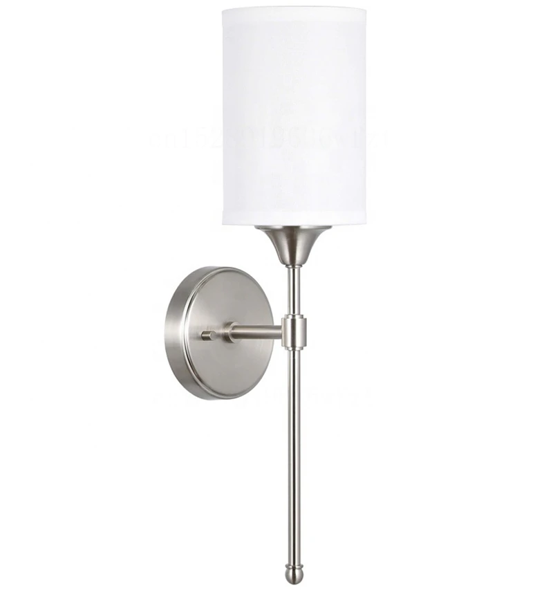 Imagem -06 - Americano Retro Lâmpada de Parede para Pano Lampshades Decoração do Banheiro Espelho Luz Quarto Escadas Moderno Led Arandela Metal Luminária