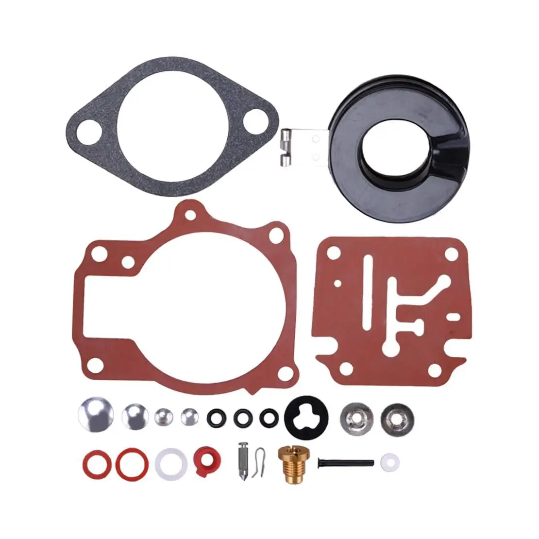 

Carburetor Carb Float Rebuild Repair Kit Fit for Johnson Evinrude Outboard 18HP 20HP 25HP 28HP 30HP 35HP 40HP 45HP 48HP 50HP