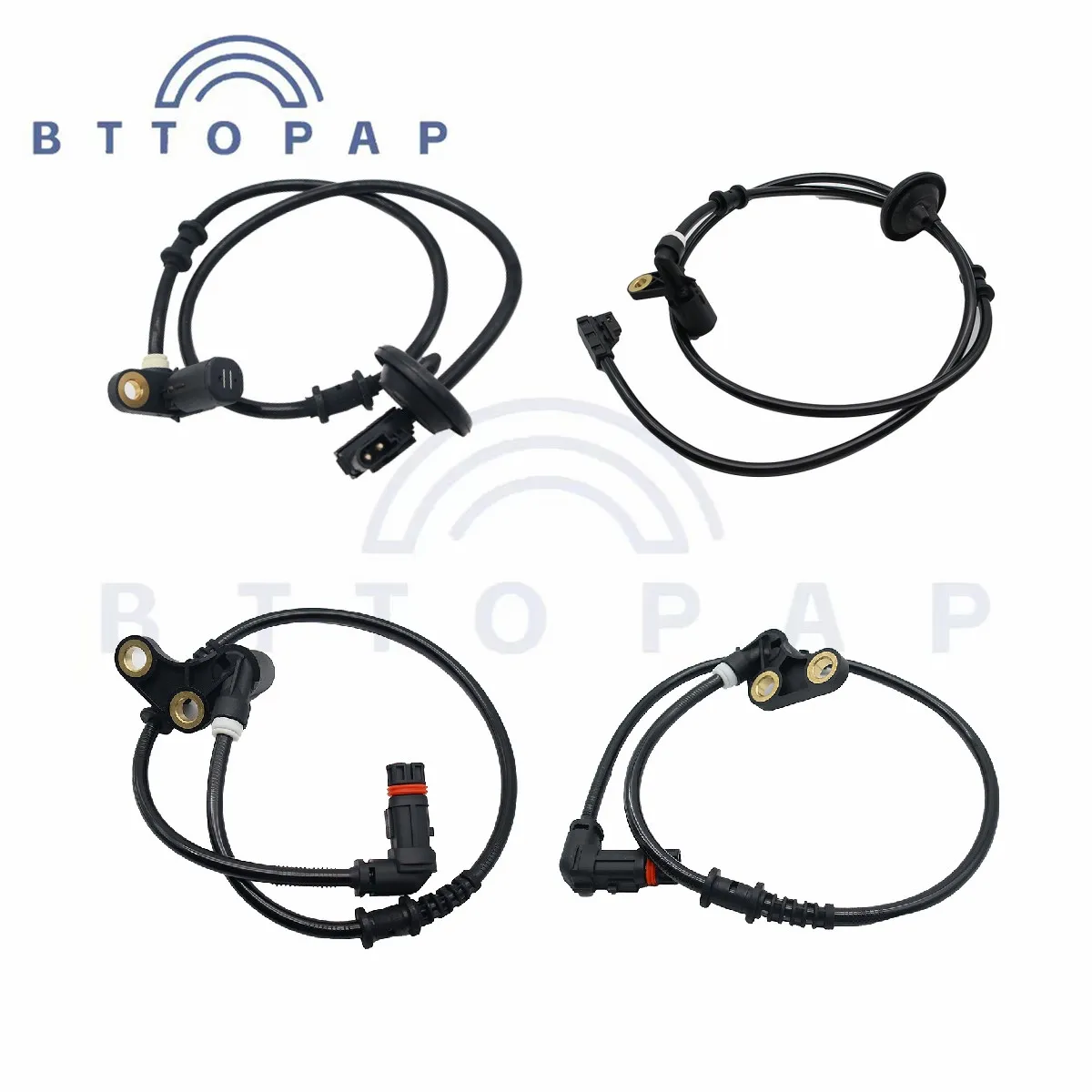 4PCS 2025402417 Front Rear ABS Wheel Speed Sensor For Mercedes-Benz C-CLASS W202 C208 Models 2025402317 2025402717 2025402817