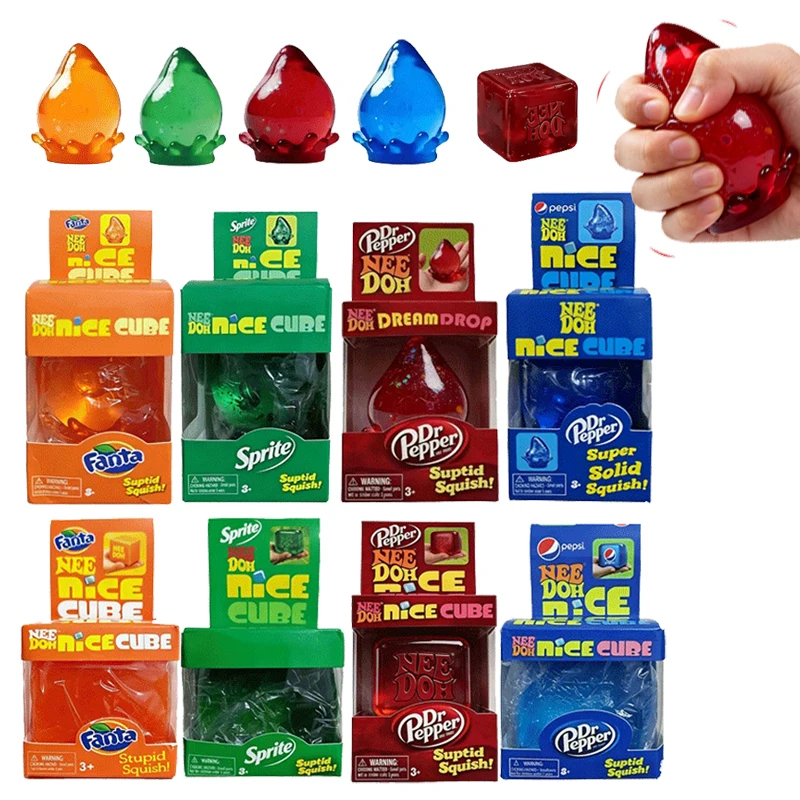 

Needoh Dr Pepper Nice Cube Drop Non-toxic Antistress Soda Aroma Soft Squishy Fidget Toy Slow Rebound Soothing The Senses Gift
