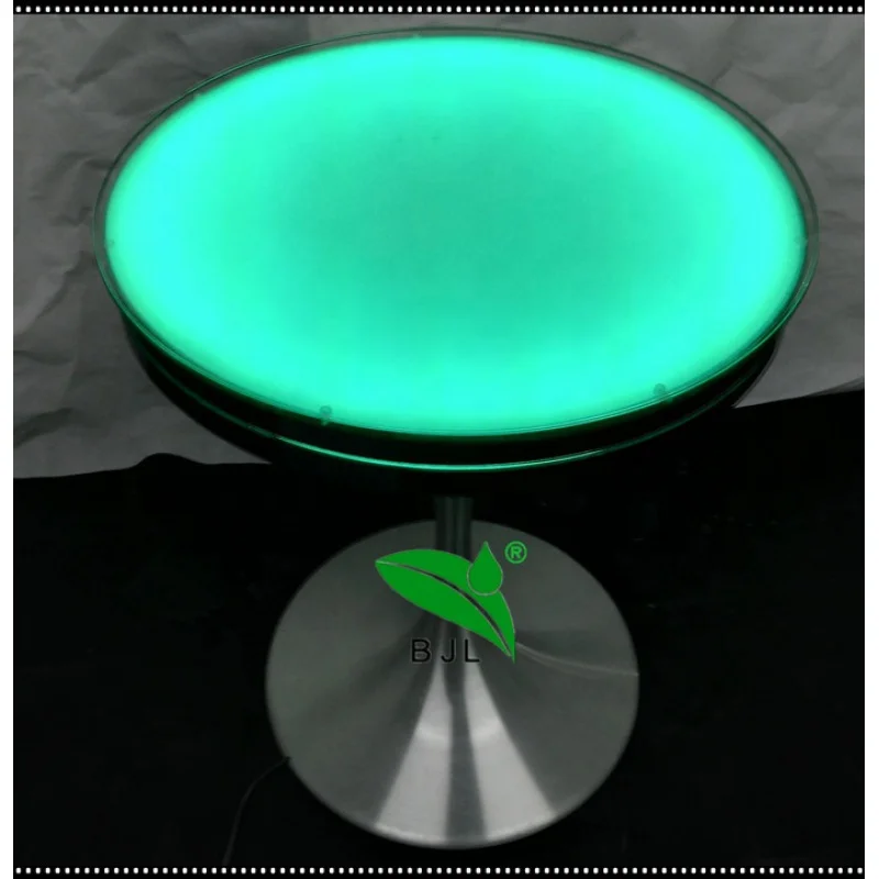 

Custom, indoor color changing remote controller glowing led coffee cocktail table