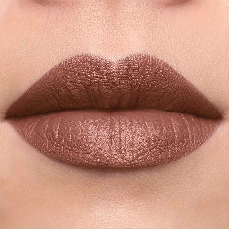 Matita per labbra opaca: formula impermeabile, a lunga durata, antiaderente con benefici idratanti, aspetto naturale per tutti i tipi di pelle