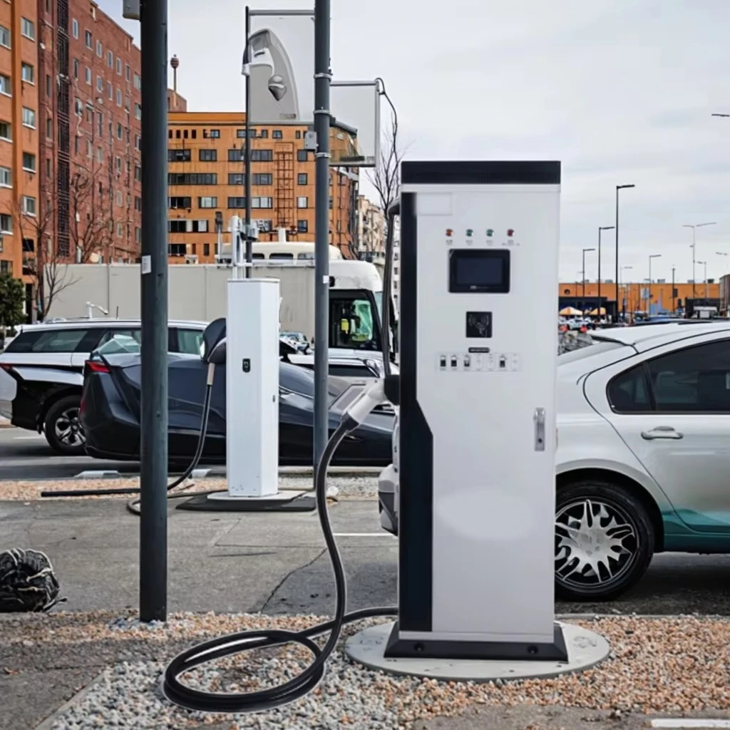 Olink Mobile EV Charging Stations 20kW-80kW Floor-Mounted AC/DC Fast Charging New European Standard for Electric Vehicles