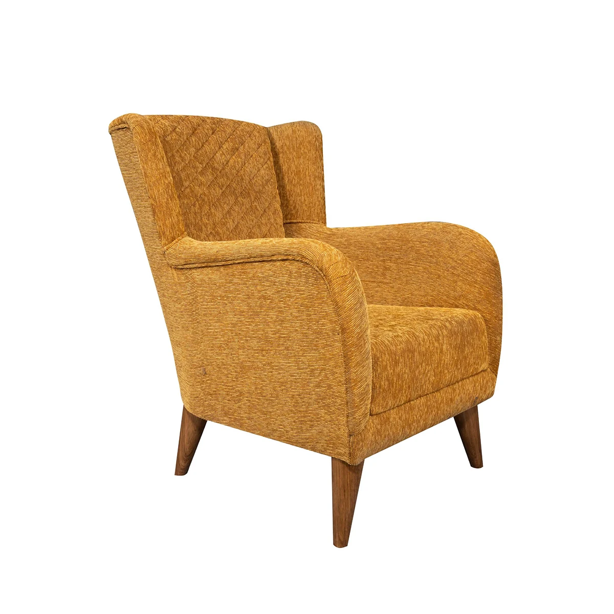 Sillón Bergere Tapizado, Diseño Turco, Muebles Modernos de Lujo para Sala de Estar, Dormitorio, Oficina, Hogar, Hotel, Villa, Proyecto, Sofá