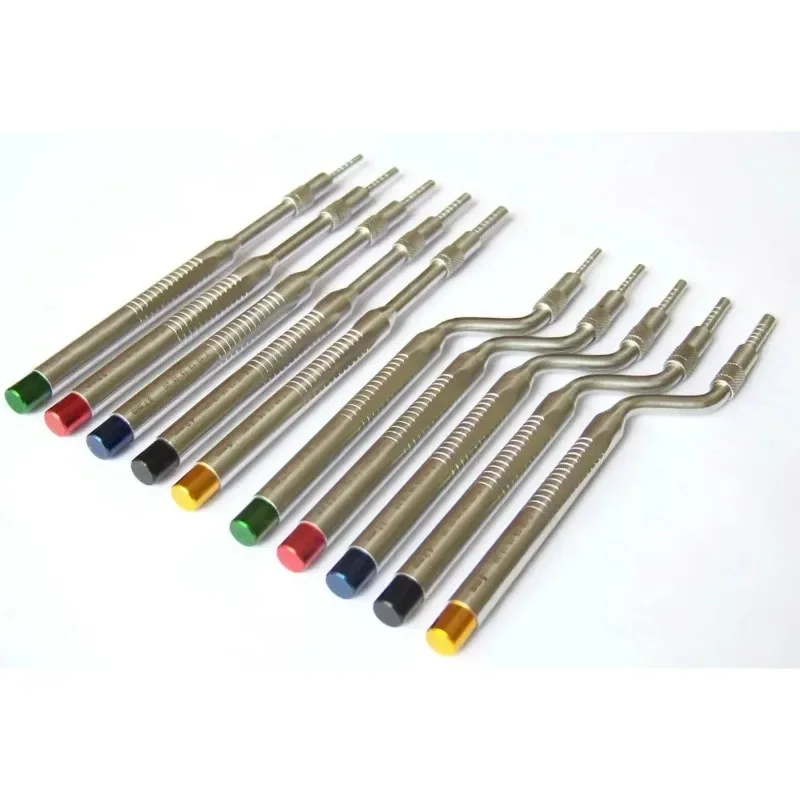 Professional Lab Sinus Lift Osteotomes Kit Straight Off Set Concave Lab Implants Instruments Lab Tools