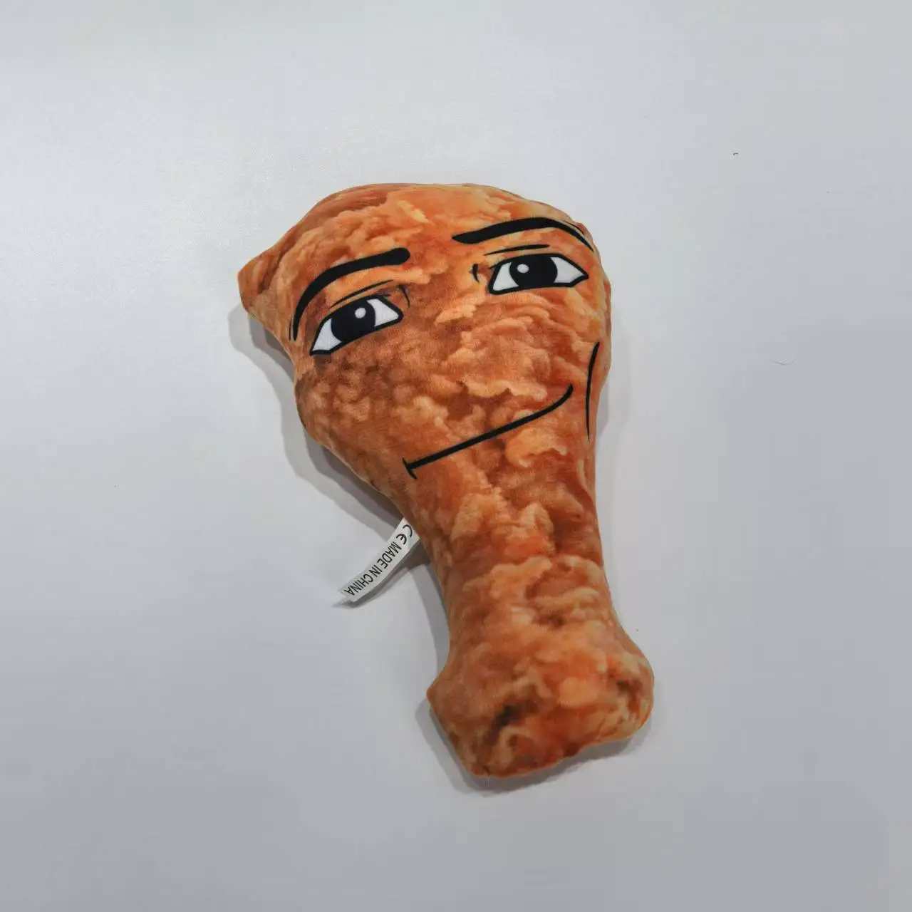 

Crispy Chicken Leg Shaped Pillow with Human Face – for Bedroom Decor & Prank Gifts