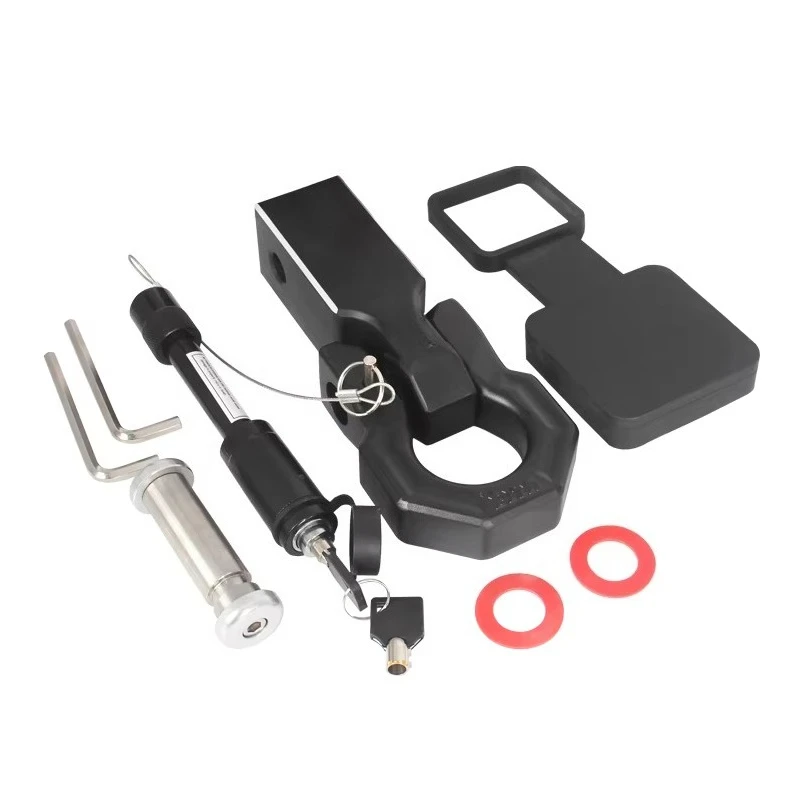 2-Inch Receiver Aluminum Alloy Square Trailer Arm Rear Bumper Installation for Easy Suspension for Trailer Hook