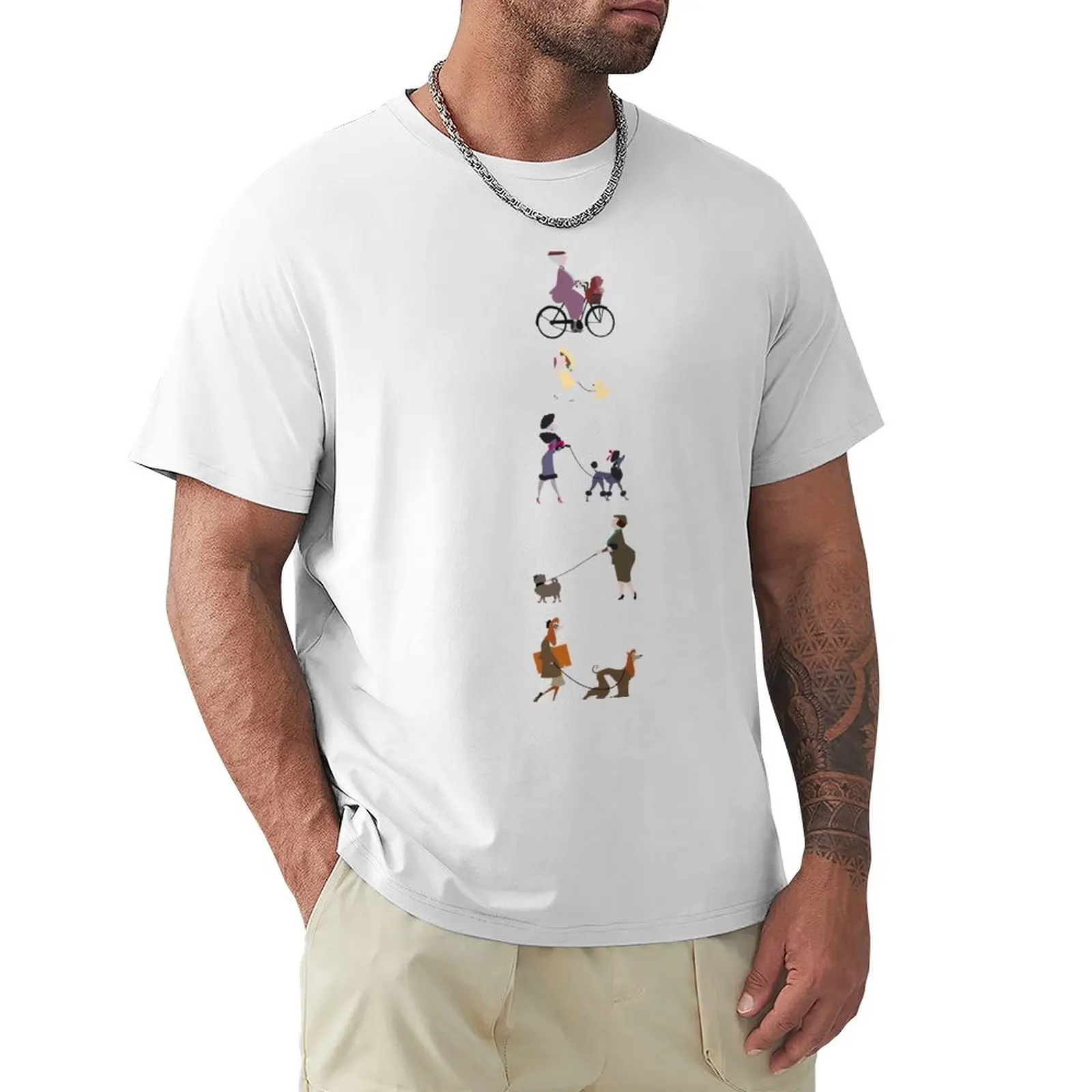 The Dog Walkers T-shirt hippie clothes new edition mens t shirts casual stylish