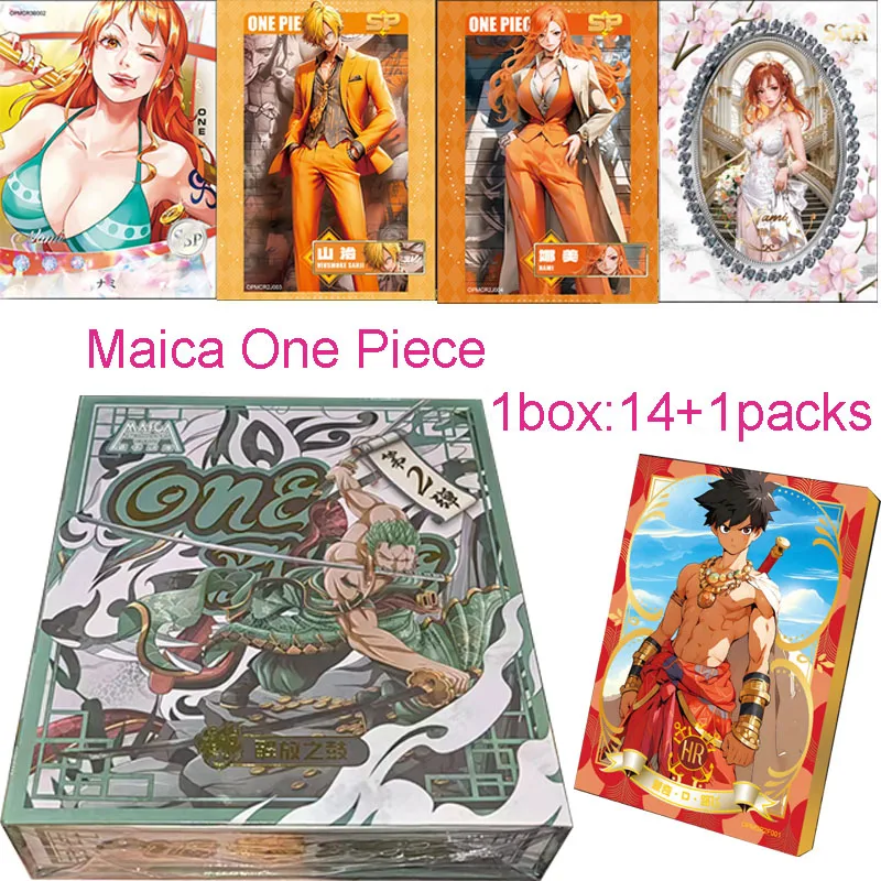 

2024 новейшие MaiCa One Piece Cards Luffy Nami Boa Chooper Globle Trading Game TCG хобби подарок