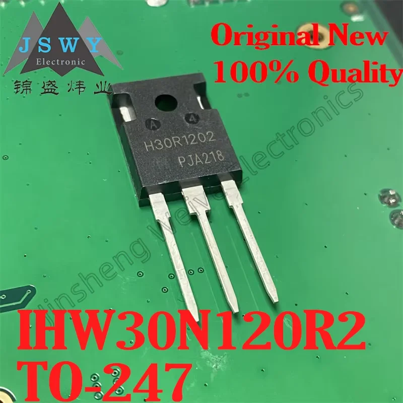 

(10/50 pieces) IHW30N120R2 H30R1202 TO247 Reverse Conductive IGBT N Channel 1200V 30A 100% New Original Stock Chipset