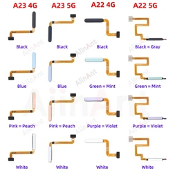 Back Button Touch ID Finger Scanner Fingerprint Sensor Flex Cable For Samsung Galaxy A22 A23 4G 5G A225F A226B A235F A236B A236U