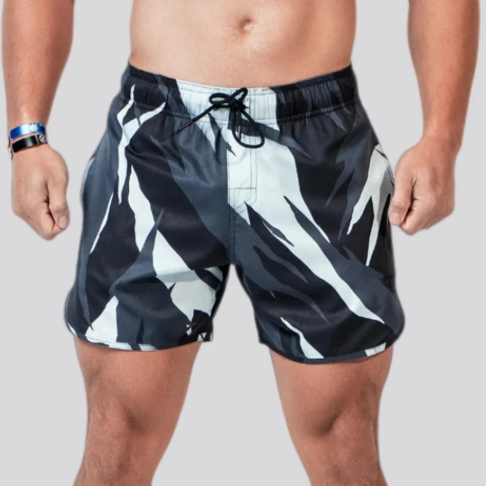 Men Camo Running Shorts Breathable Gym Tights Men's Casual Training Fitness Shorts Sports Basketball Short Pants Bodybuilding