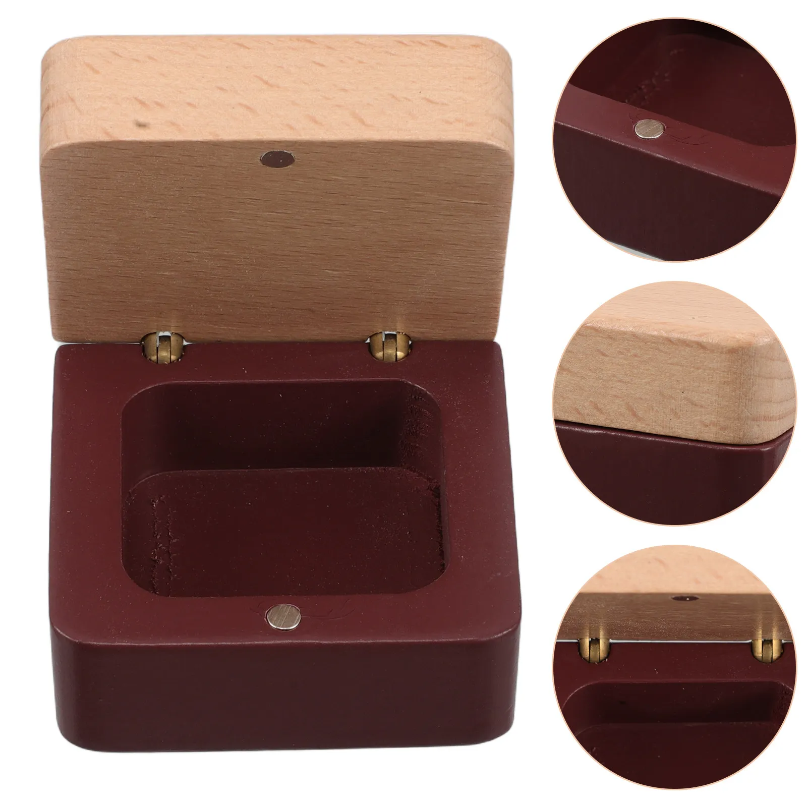 

Beechwood Baby Tooth Keepsake Box First Tooth Fairy Storage Organizer Wooden Memory Container for Children Adults Teeth Hair