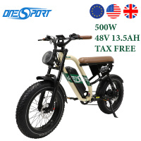 Electric Bike Onesport W66 500W 48 v13.5ah 20*4.0 Inch Fat Tire Two Shock Absorbers Mountain Ebike