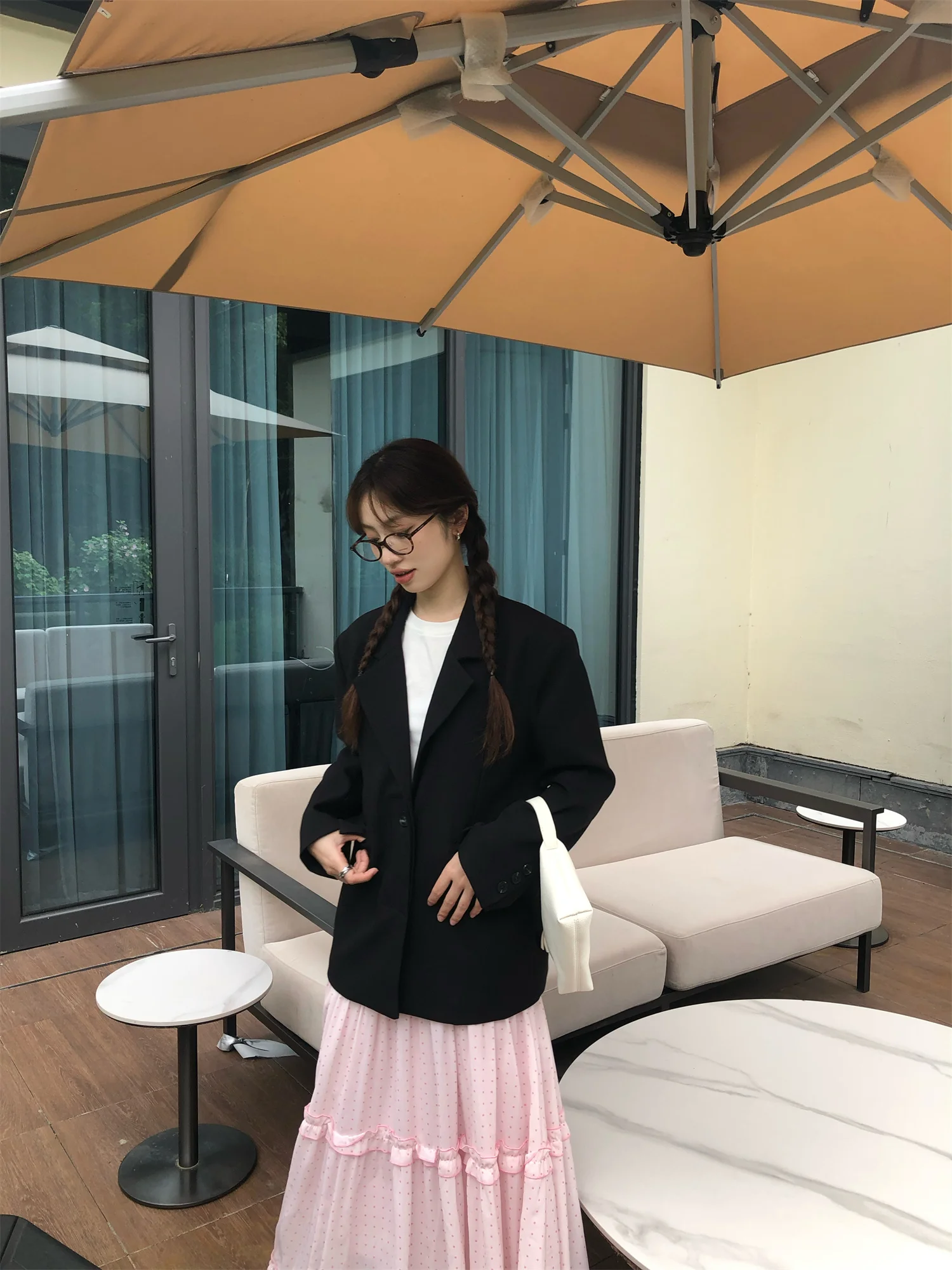 

7arewill Bla Suit Jaet Women's Spring Autumn New Sle Versatile Slimming Small Suit Casual Commute Sle Polyester