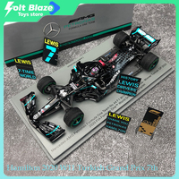 1/43 F1 Spark Mercedes Hamilton 2020 W11 Turkish Grand Prix 7th Championship Edition Cars Model Desktop Static Model Boy Gifts