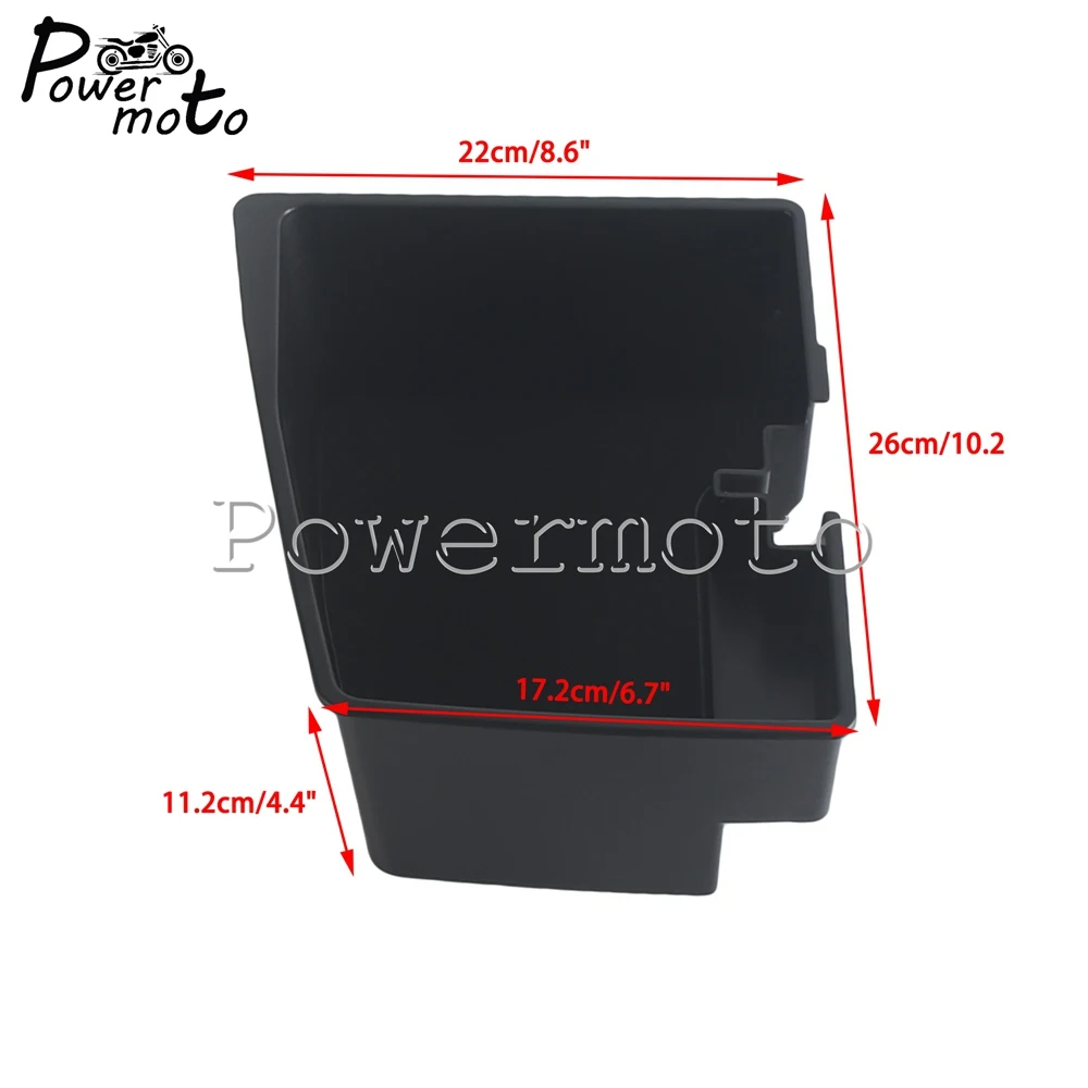 For 2023-2025 Harley CVO Street Road Glide FLHX FLTRX FLHXU Black Plastic Left And Right Hard Saddlebag Organizer Tray Pair