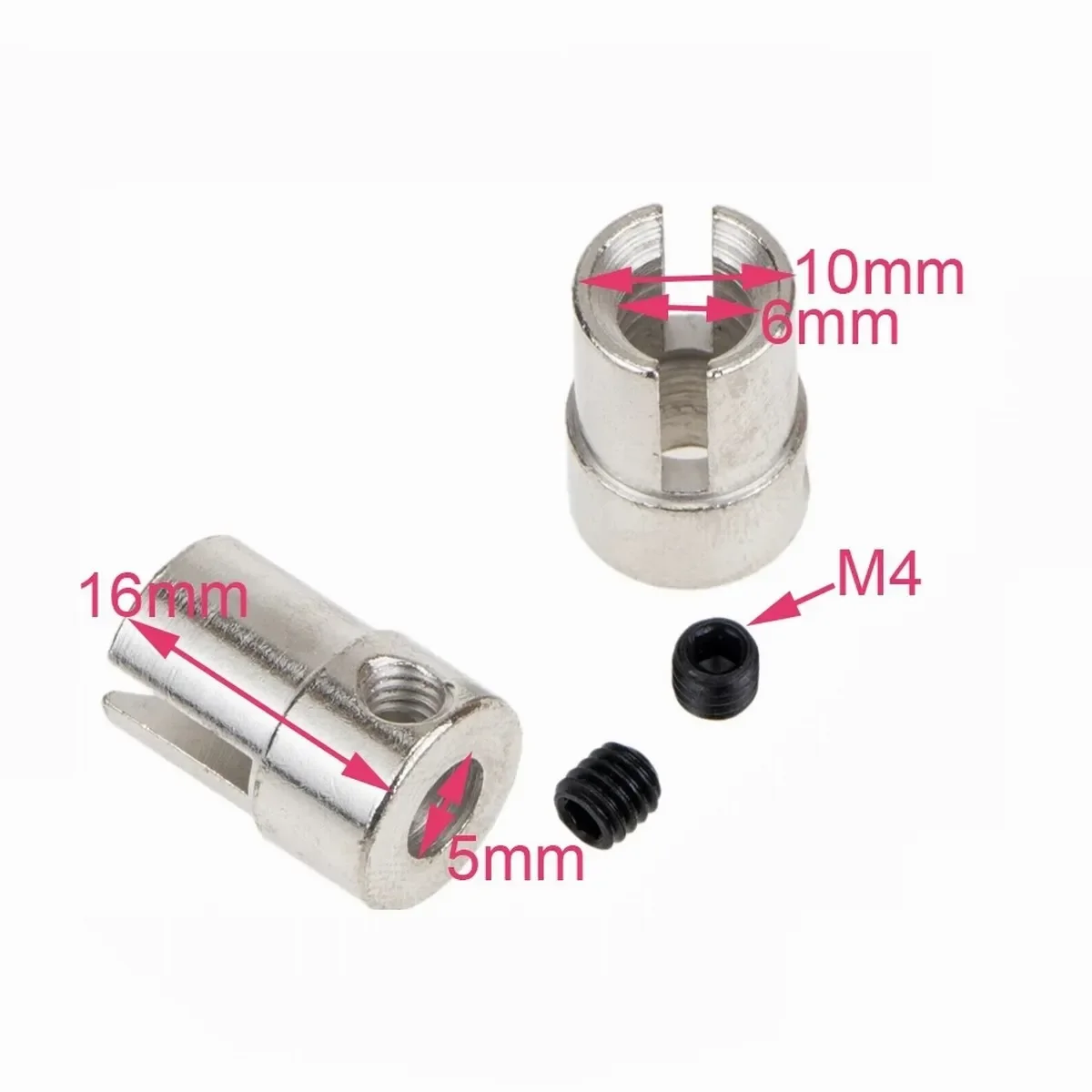 HSP 02016 スチールユニバーサルジョイントカップ B ネジスペアパーツ 1/10 スケール Redcat Exceed RC モデルカーバギーモンスタートラックバハ