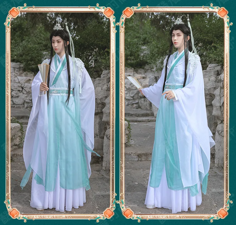 Shi Qingxuan Cosplay Costume Anime Tian Guan Ci Fu Shi Qingxuan Cosplay Women Version Halloween Party Accessory Full Set