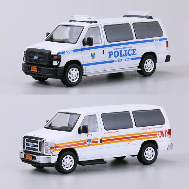 596 In Stock 1:64 Environmental Protection Firefighting Police Diecast Car Model Collection Toys