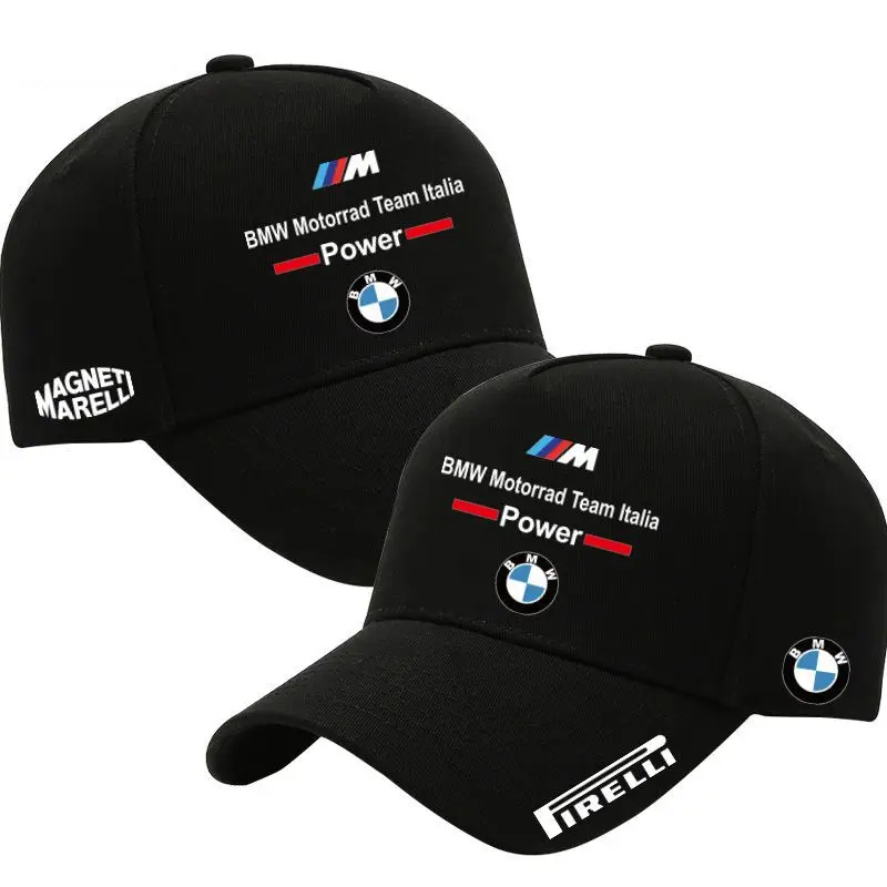 BWM BMW Gorra de béisbol para motociclismo al aire libre Gorra de béisbol con protección solar para deportes de motocicleta de verano, otoño e invierno para hombre