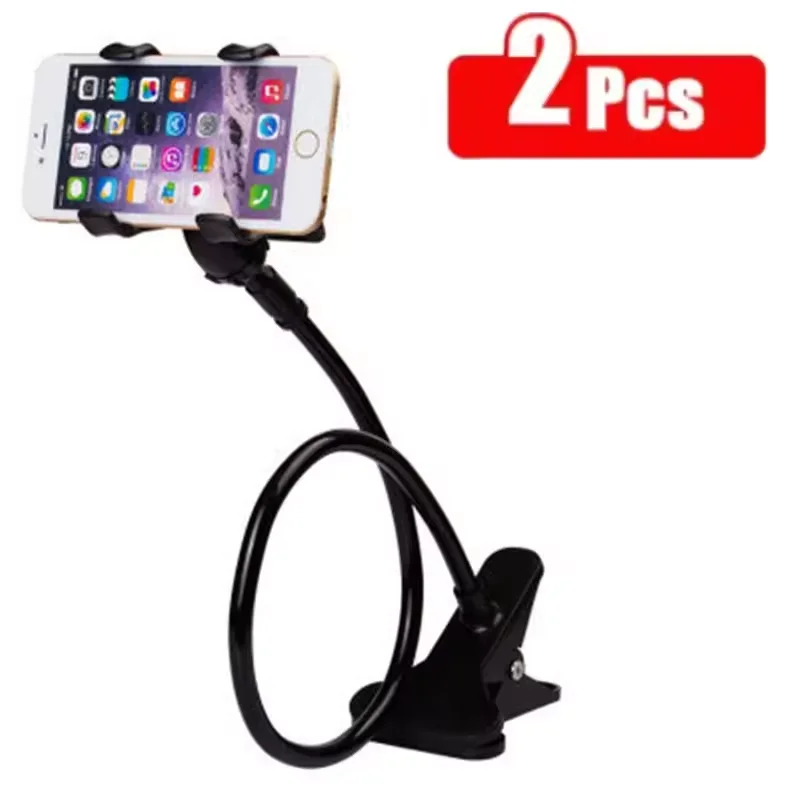 Universele mobiele telefoonbeugelklem Nachtkastje Desktop Lange arm Luie persoon Telefoonstandaard Ondersteuning voor iPhone Xiaomi Huawei Samsung