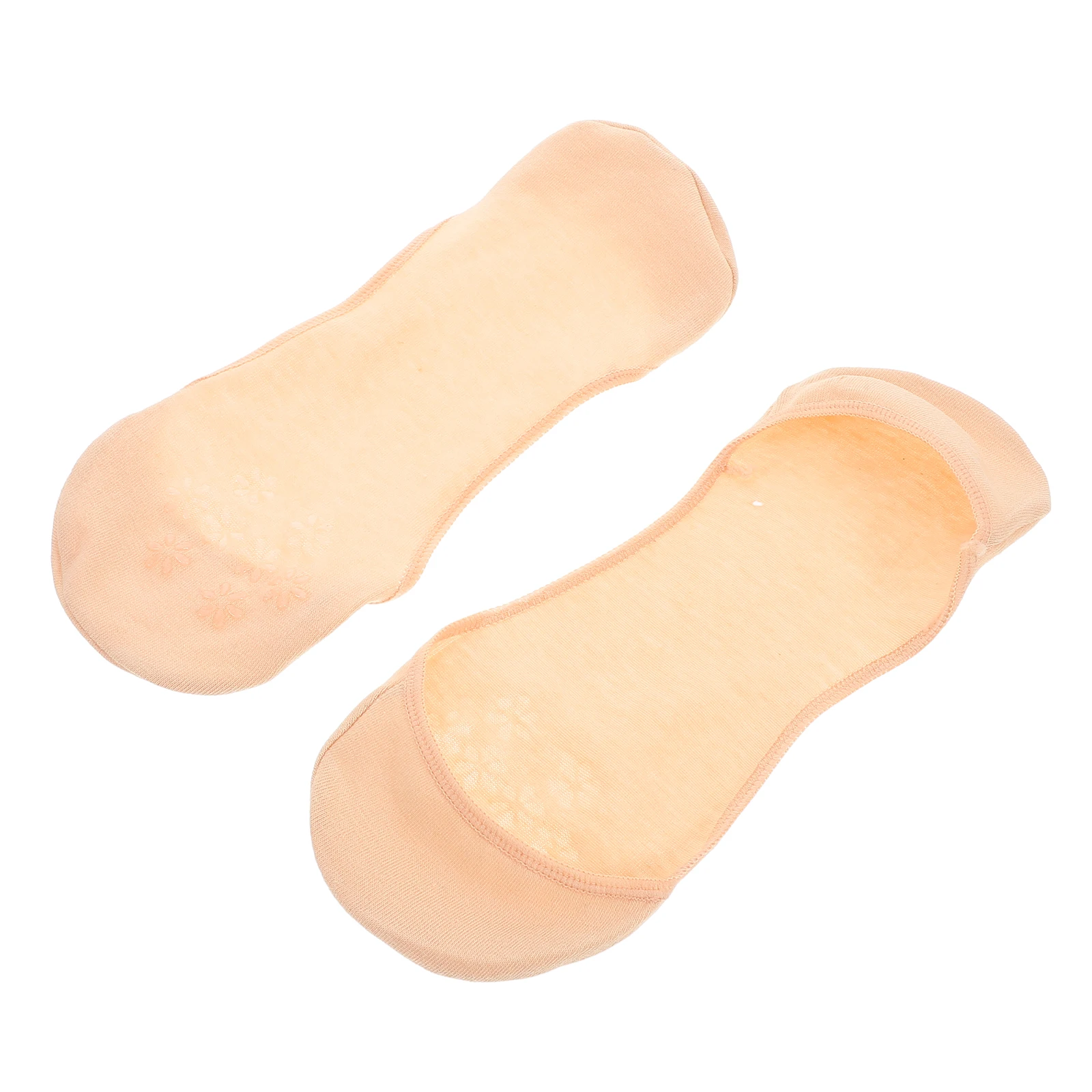 Thin No Show Socks Grippy Forefoot Women Breathable Cotton Low Cut Non Slip Summer Antislip Design Invisible Socks For High