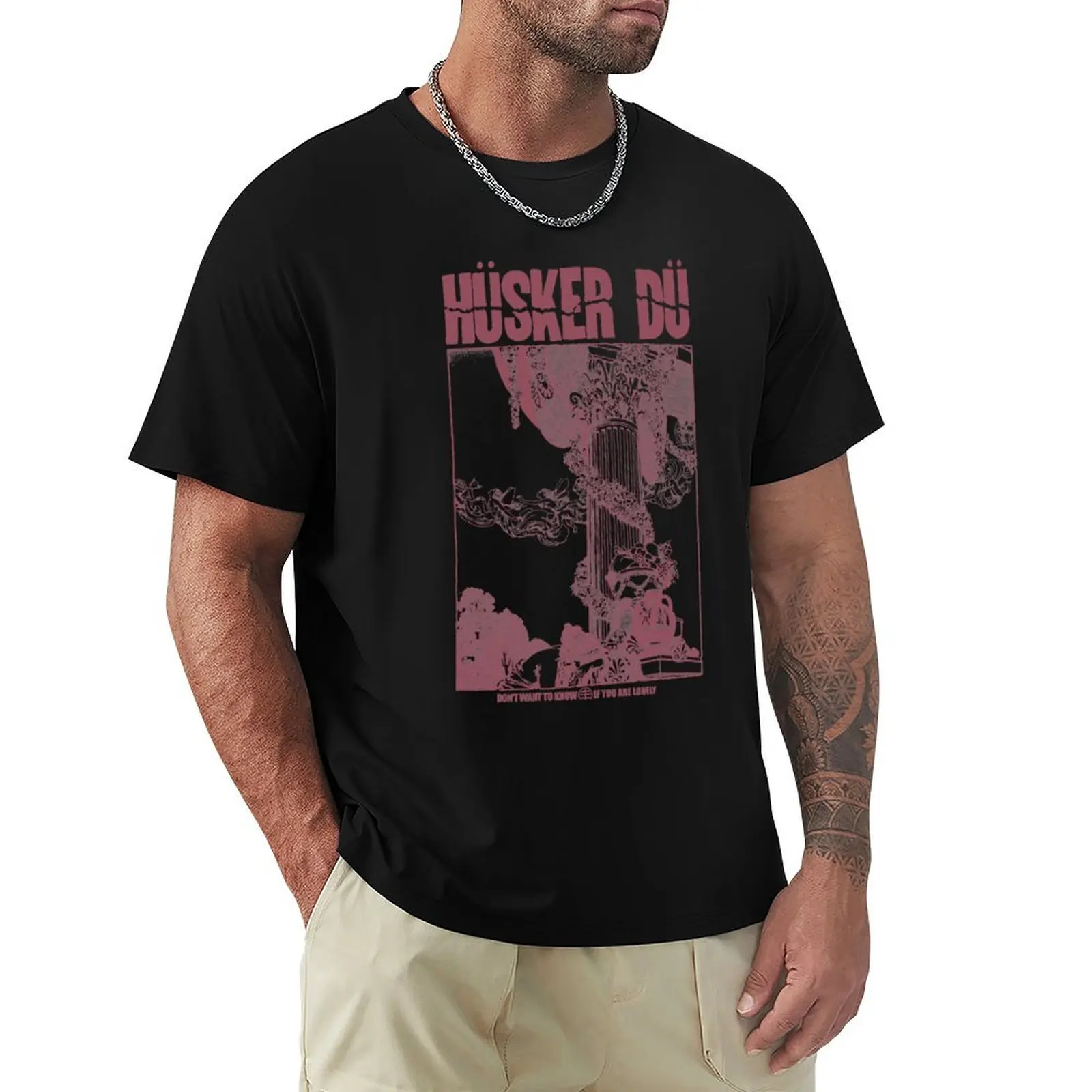 Husker Du Husker Du T-Shirt Running Gym Short Sleeve Sports Tee