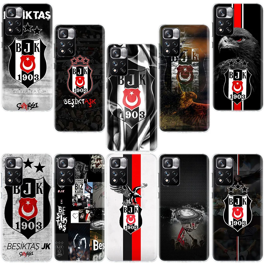 Модный чехол для телефона Besiktas BJK для Redmi Note 14 13 Pro Plus 13C 14C 5G 12 12C 9 9T 9C 10 10C 8 8A 10A 9A Pro Coque Cover