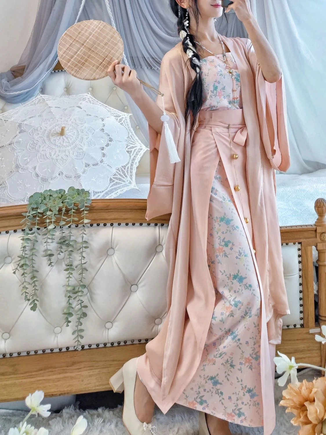 

Hanfu Traditional Chinese Women's Clothing Set Song Dynasty Changgan Temple Whirlpool Dress Set Han Elements