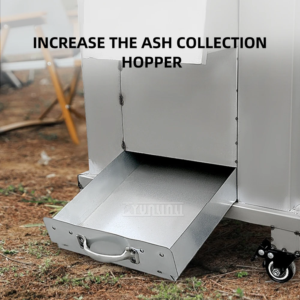 가정용 사각형 목재 스토브 야외 스테인레스 스틸 Kuchenka 쿡탑