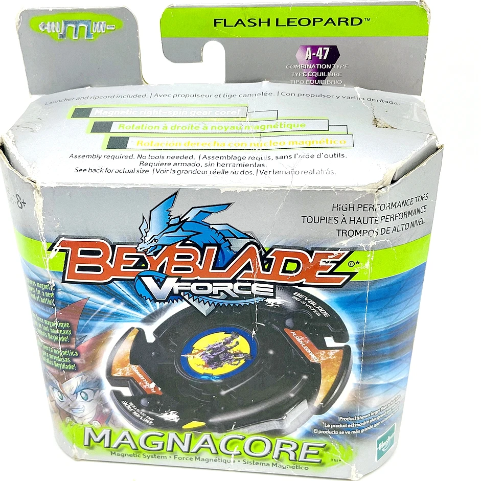 

GENUINE BEYBLADE VFORCE MAGNACORE FLASH LEOPARO A-47 IN STOCK