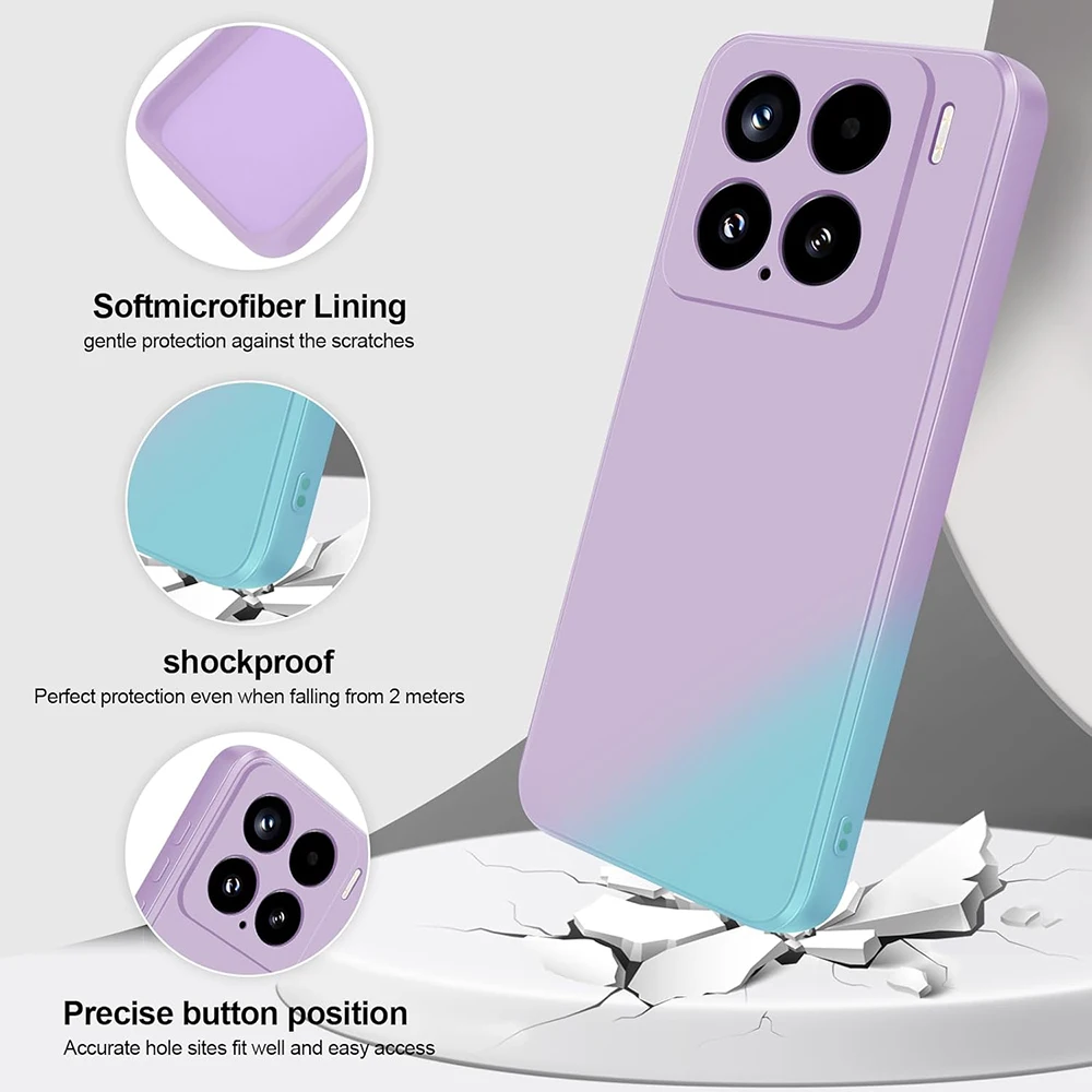 الفاخرة مربع لون الحلوى ماتي غطاء من السيليكون ل Xiaomi Mi 15 14 14T 13 13T 12 12T 12X 11 11T 11X Pro Lite 11i الترا لينة شل #2