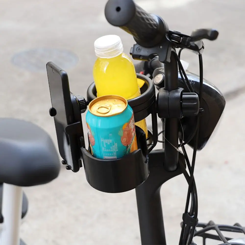 Anti-slip Baby Stroller Cup Holder Easy To Install Adjustable Kids Cup Stand Rotatable Phone Holder