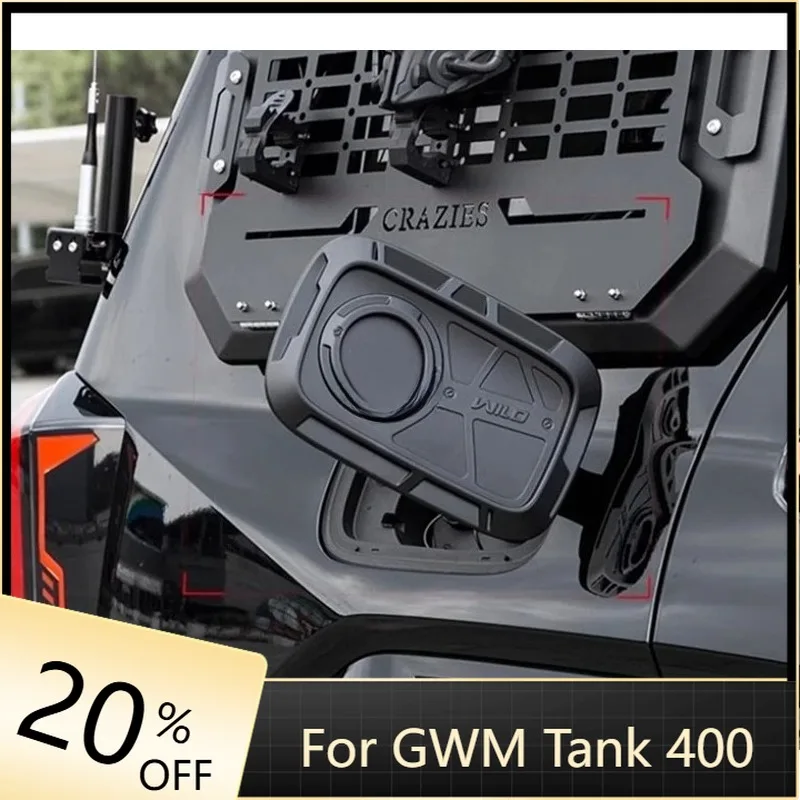 

For Great Wall GWM Tank 400 2023 + Car Style Fuel Tank Oil Cap Fit Charging Port Electric Box Cover Accessories Exterior Sticker