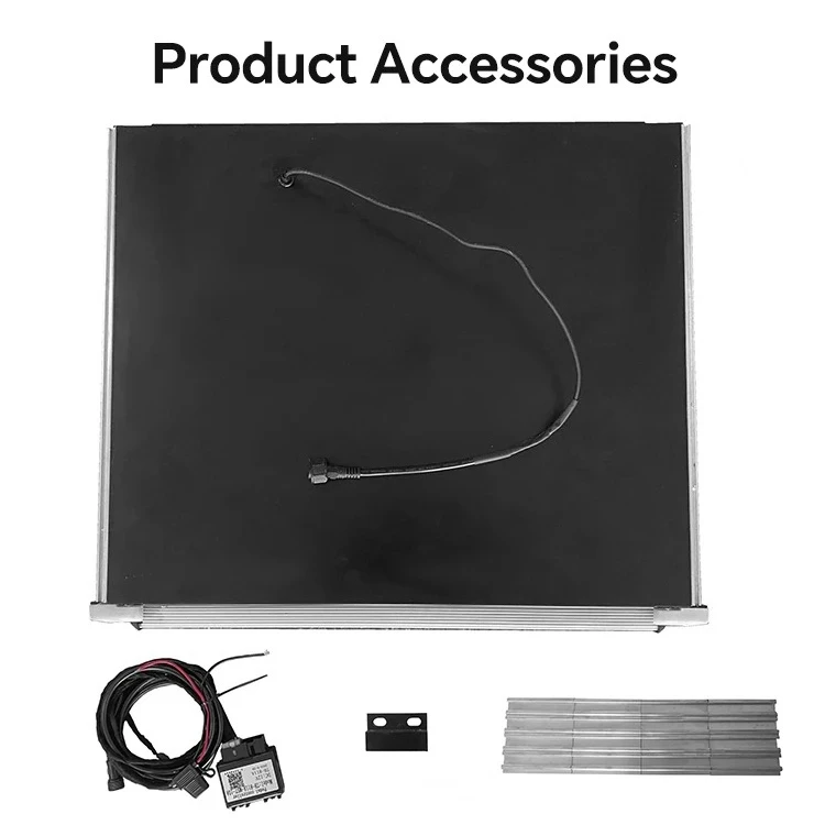 Wide Aluminum Tread RV Step for Camper Motorhome HOMFUL RV Electric Step Automatic Retractable Entry Step 200kg Load 500mm