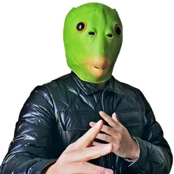 Funny Green Fish Head Mask For Adult Carnival Party Latex Halloween Cosplay Costume Mask Masquerade Cosplay Masks Scary Mask