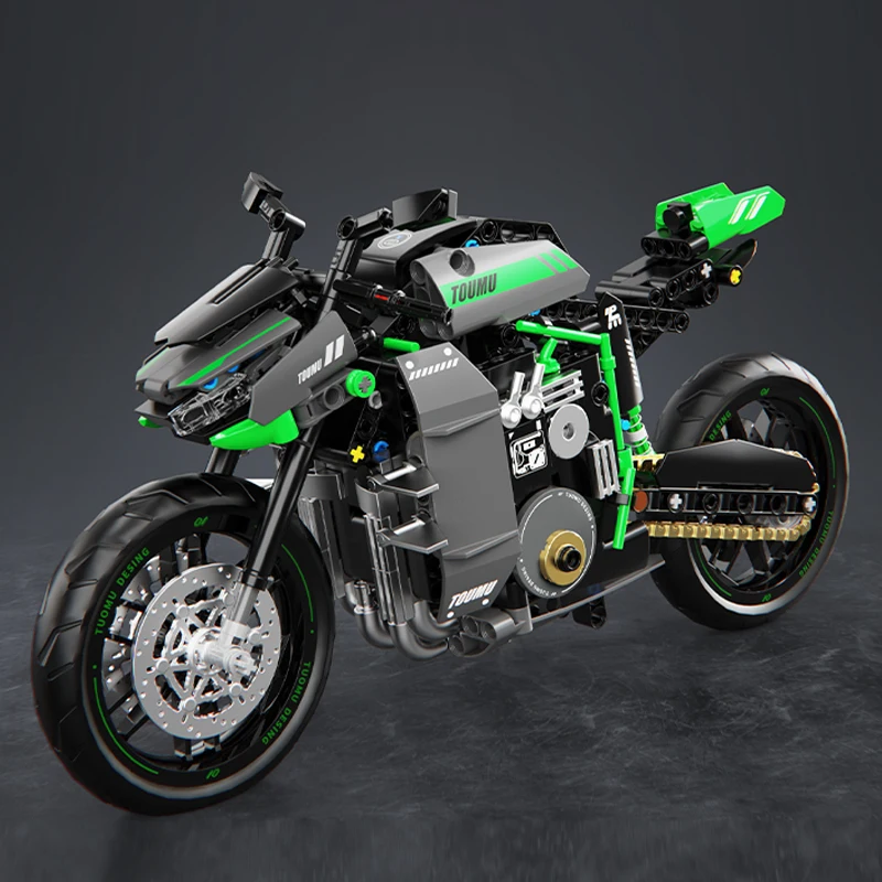 

KA Z1 Heavy Motorcycle Sports car Building block model ornament Originality Puzzle assembly Toy Boy's Gift