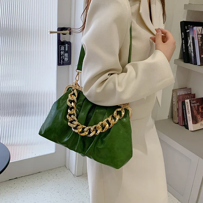 New Fashion Shoulder Bags Women Small Chain Crossbody Bags Kiss Lock Handbags Designed Brand Women Clip Messenger Bags Sac Bolsa