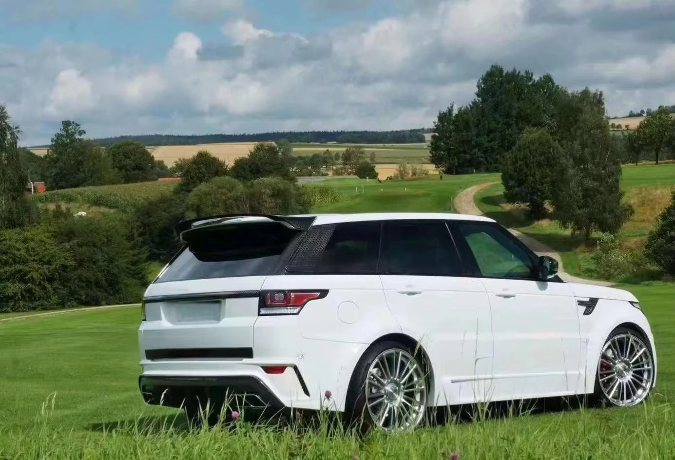 سيارة الوفير جديد SVR Widebody Kit سيارة الوفير لاند روفر فوغ 2014 2015 2016 الترقية إلى 2022 2018 2019 2020 2021 2023 BodyKit