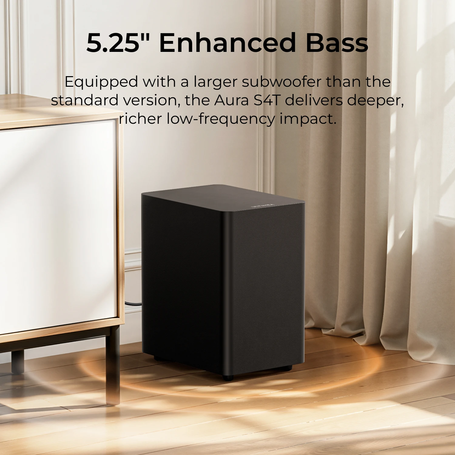 ULTIMEA 350W 7.1ch バーチャルサラウンドサウンドバー、サブ