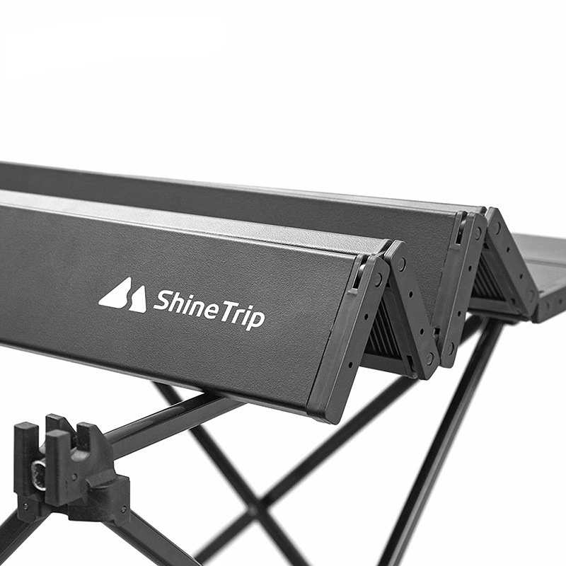 New Outdoor Camping Foldable Tables Ultralight Portable Road Trip Black Omelet Aluminium Alloy Small Table Picnic Fishing Travel