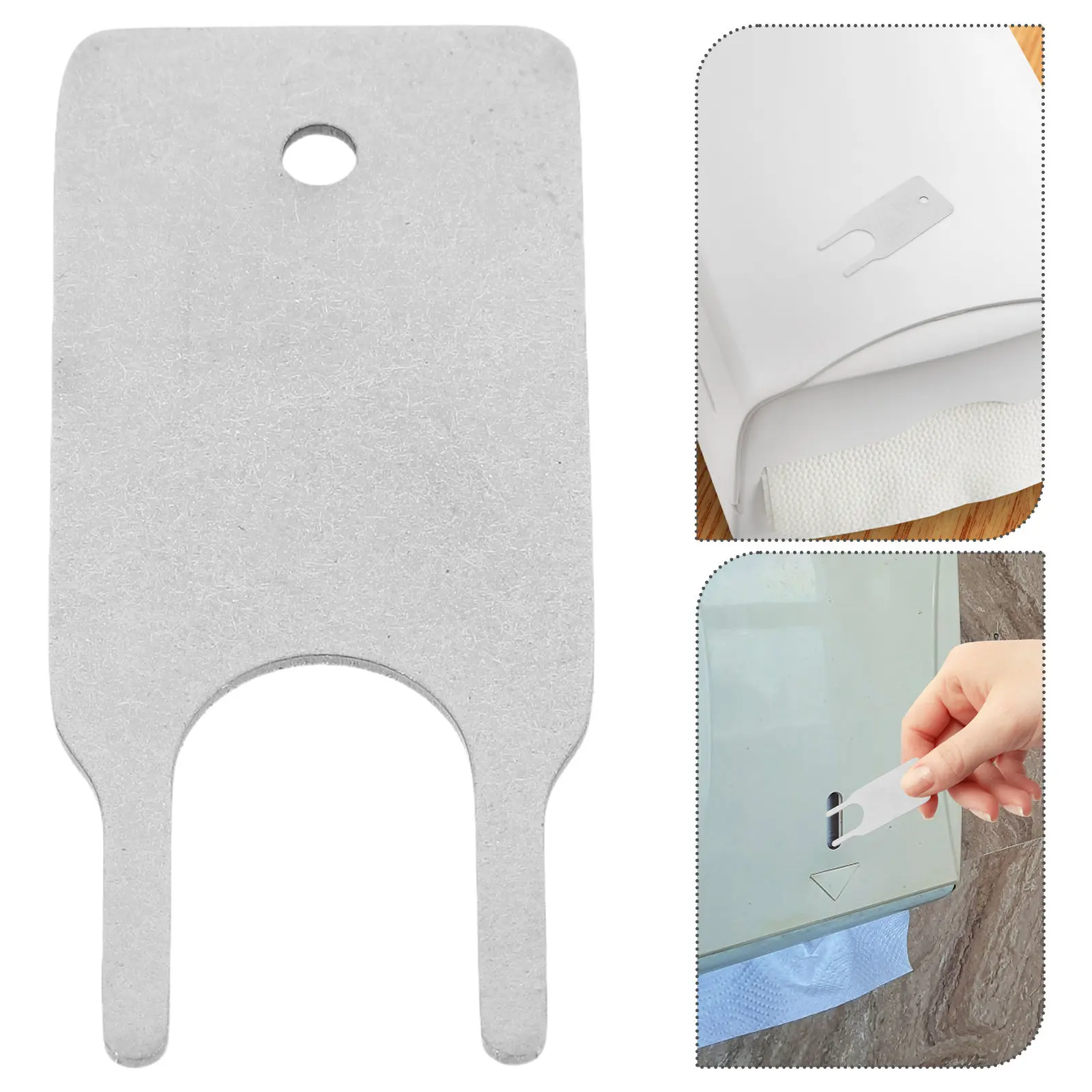 

Toilet Paper Dispenser Keys Replacement Metal Paper Towel Holder Key for Commercial Tissue Dispensers Office Maintenance Use