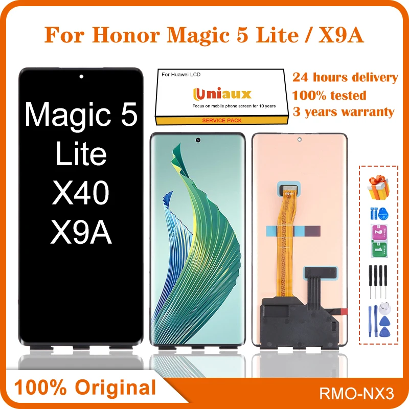 LCD For Honor X40 X9A Magic 5 Lite Display LCD Touch Screen With Frame 6.67\