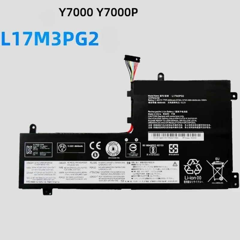 L17L3PG1 L17M3PG1 L17M3PG2 L17C3PG2 Laptop Battery For Lenovo Legion Y7000 Y7000P1060 Y530 Y540 Y730
